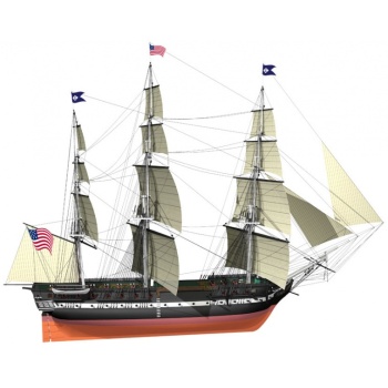 1:100 USS Constitution -Wooden hull