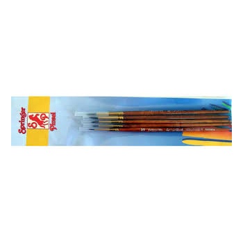 BRUSH SET SYNTET(5 PIECES - 2/0,0,1,2,3) Springer