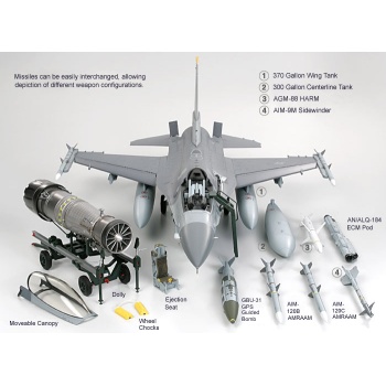 1/32 TAMIYA FIGHTING FALCON F-16C