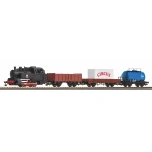 Piko H0 Starter Set Freight Train DB, PIKO A-track w. Railbed