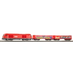 1/87 H0 Cargo Train Start Set Rh 2016 ÖBB and graffitied cars