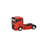 1/87 MAN TGX GN rigid tractor 2axles, White MAN TGX GN rigid tractor 2-teljeline, punane, Herpa