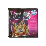 Diamond Art set 20x20cm, Kitten