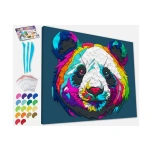 SPLAT PLANET Savimaalimiskomplekt 30x40cm, Panda