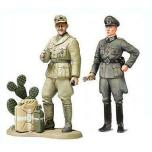 1/35 TAMIYA Wehrmacht Officer and Afrika Korps Tank Commander