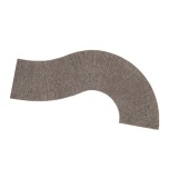 Structured Curve “Cobblestone” 7,5 cm wide, approx. 32 cm long