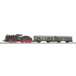 Piko H0 Starter Set Passenger Train DB with Steam loco + tender, PIKO A-Track w. Railbed