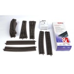 1/87 H0 A-Track w. Roadbed track Set C