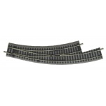 1/87 H0 A-Track w. Roadbed Left Curved Switch BWL