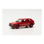 1/87 H0 VW Golf II GTI with sport rims, RED HERPA