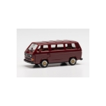 1/87 H0 Herpa VW T3 Bus with BBS wheels, wine red