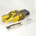 FTX TRACER TRUCK BODY & DECAL - YELLOW OPTION