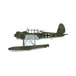 1/72 Arado 196 Bordflieger Staffel Bismarck, 1941 (ohne Hakenkreuz) Oxford aviation