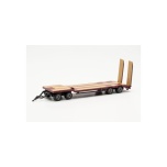 1/87 Goldhofer TU 4 construction site trailer, wine red HERPA
