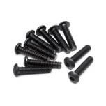 BUTTON HEAD SCREW M3X14MM (HEX SOCKET/10PCS)