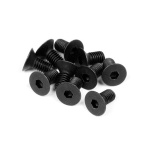 FLAT HEAD SCREW M3X6MM (HEX SOCKET/10PCS)