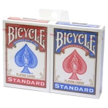 Mängukaardid Rider Back Standard Bicycle duubel pakk sinine ja punane
