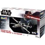 1/65 & 1/57 X-WING FIGHTER + TIE FIGHTER STAR WARS REVELL