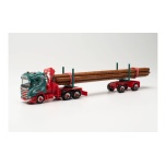 1/87 SCANIA CR 20 ND LANGHOLZTRANSPORTER-SATTELZUG / TIMBER TRUCK „HAMMANN TRANSPORTE“ HERPA