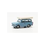 1/87 Trabant Universal roof tent, pastelblue Herpa
