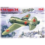 1/72 I-16 type 24, WWII Soviet Fighter ICM