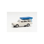 1/87 Wartburg 353 `66 Tourist with Roof tent, pearl white HERPA