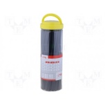 Heat shrinking tubing 80pc 200mm 1..9mm Black