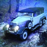 1/24 Typ G4 Soft Top, WWII German Personnel Car ICM