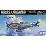 1/48 TAMIYA MESSERSCHMITT BF109 G-6 & KÜBELWAGEN TYPE 82