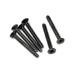  TP. FLAT HEAD SCREW M3X25MM 6tk,