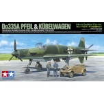  1/48 DORNIER DO335A PFEIL & KÜBELWAGEN TYPE 82 SET TAMIYA