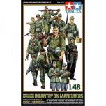  1/48 WWII German Infantry on maneuvers TAMIYA