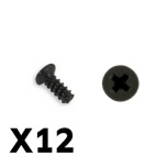 FTX TRACER SET SCREW 2.5*2.5MM 12tk
