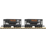 1/22,5 G D&RGW Ore Car 2 pakk PIKO