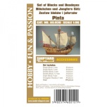 1/96 VESSEL Blocks, Deadeyes and Hearts for Pinta