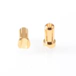 RUDDOG 5mm Gold Plug Male Short (2tk)