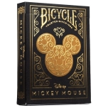 Pokkerikaardid Bicycle Mickey must ja kuld