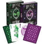 Pokkerikaardid Bicycle Villains Green/Purple