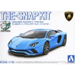 1/32 AOSHIMA LAMBORGHINI AVENTADOR S PEARL BLUE SnapKit