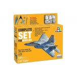 1/72 F-22 Raptor ITALERI Complete modeling set