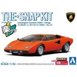1/32 AOSHIMA LAMBORGHINI COUNTACH LP400 ORANGE SnapKit