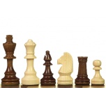 Wooden STAUNTON Chess pieces No 4 in plastic bag