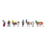 1/87 H0 Alpine Cattle drive NOCH