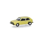1/120 TT 	Volkswagen (VW) Golf I, kollane Herpa