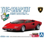 1/32 AOSHIMA LAMBORGHINI COUNTACH LP400 RED SnapKit