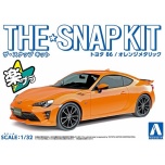 1/32 AOSHIMA TOYOTA 86 ORANGE METALLIC SnapKit