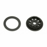 AE RC18 front diff belt wheel