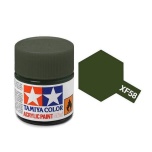 Acrylic Mini XF-58 Olive Green (Flat)