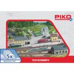 1/87 H0 Station set 5pcs