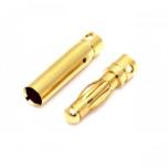 4mm banana plug set (1 male, 1 female)
